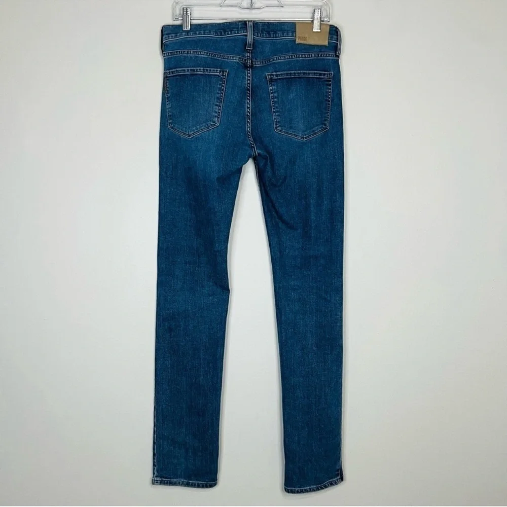 Paige Blue Federal Slim Straight Jeans 30W